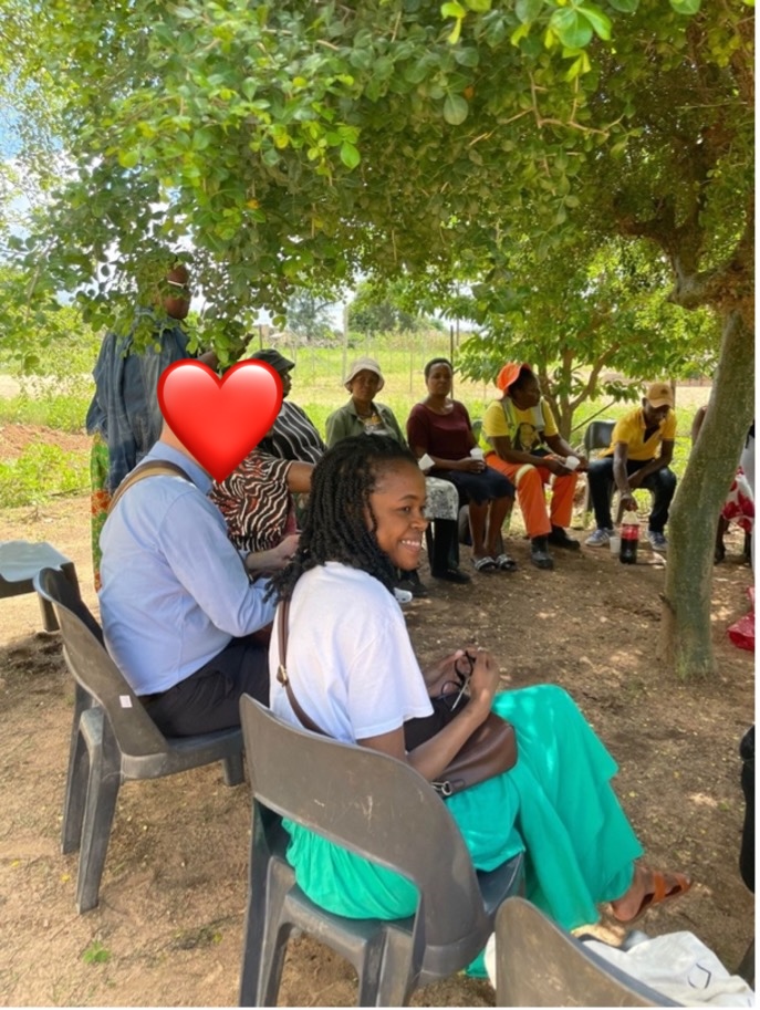 Meeting parents and traditional leaders in rural Mpumalanga, South Africa prior to the study implementation